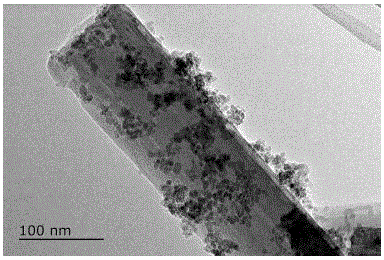 Preparation method of halloysite nanotube/nanometer titania composite material