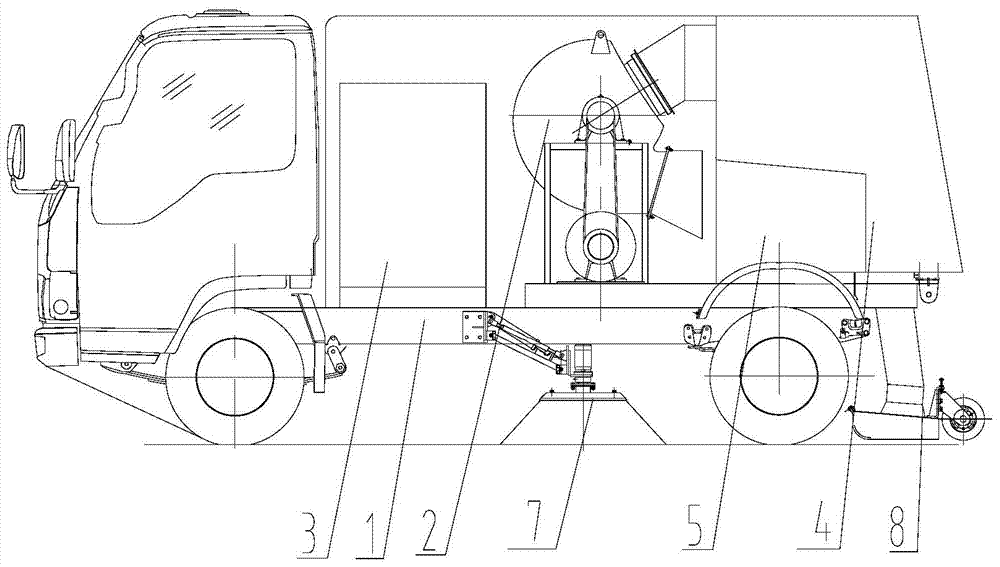 Electric cleaning vehicle