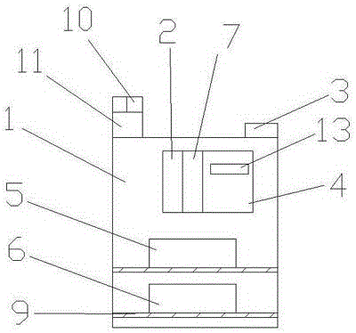 Intelligent environment control device in self-service terminal and control method