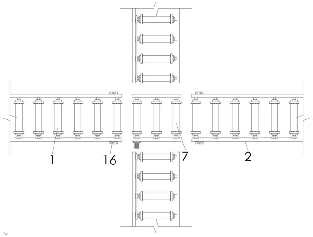 Automatic logistics cargo sorting line