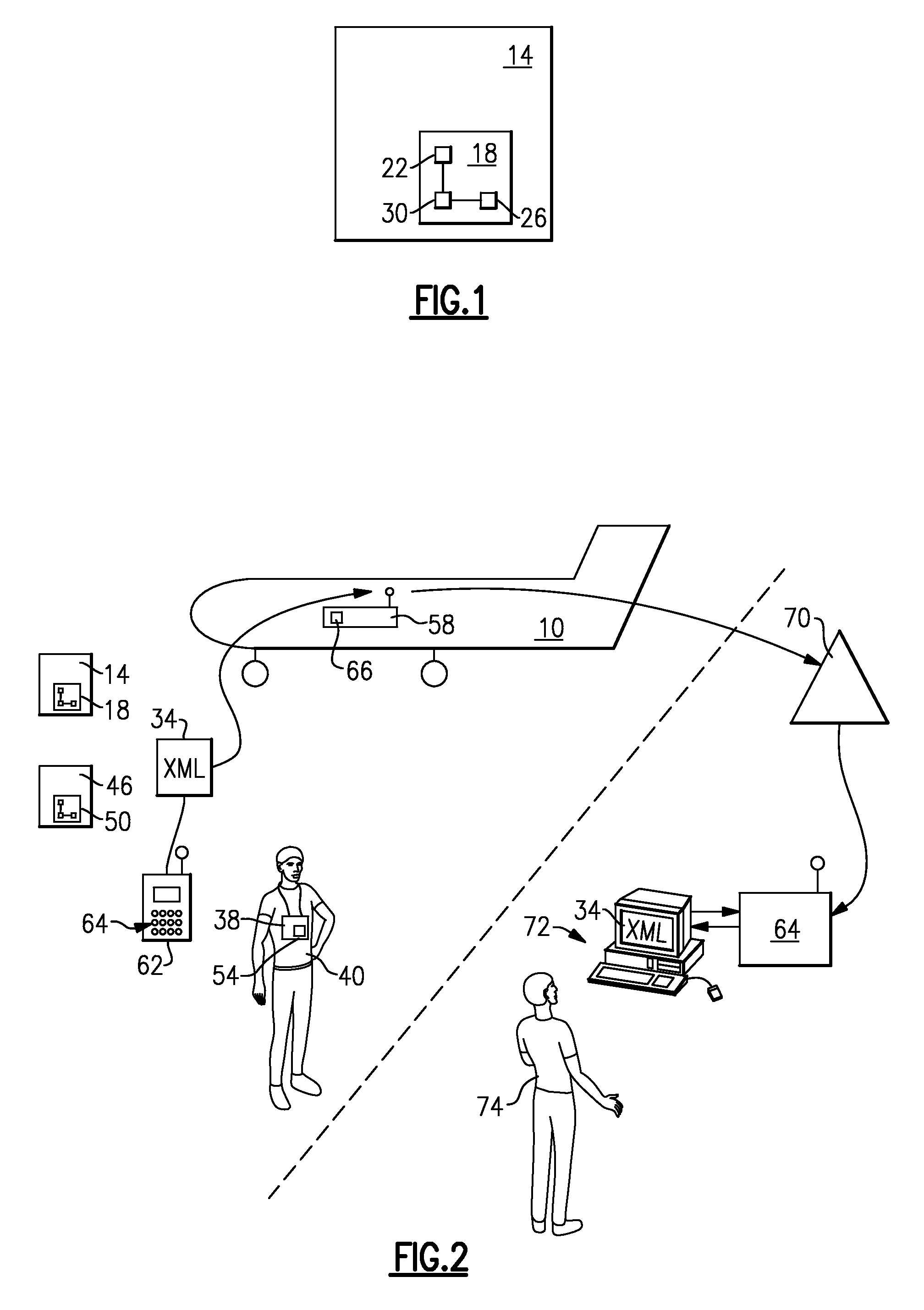 Wireless aircraft maintenance log