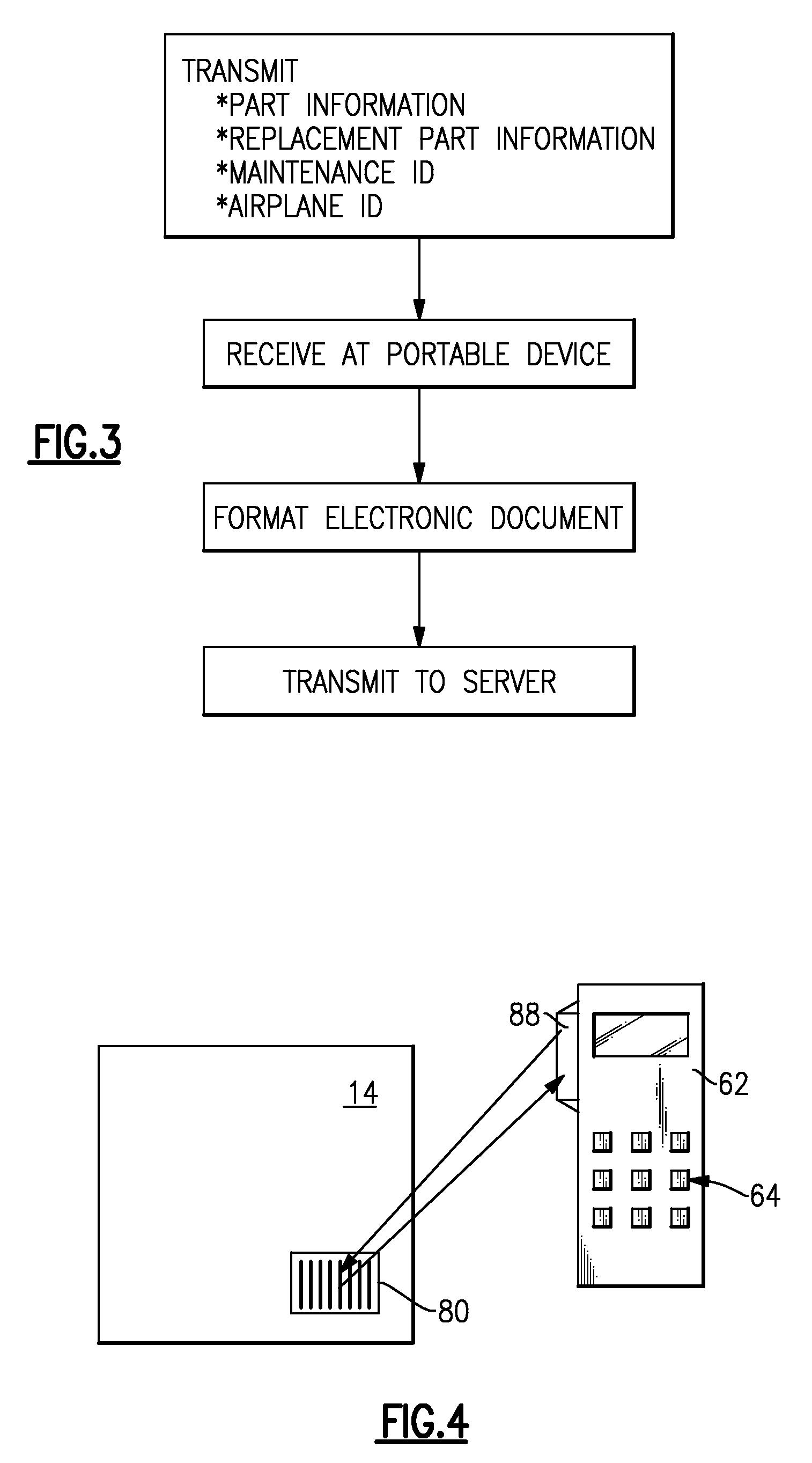 Wireless aircraft maintenance log