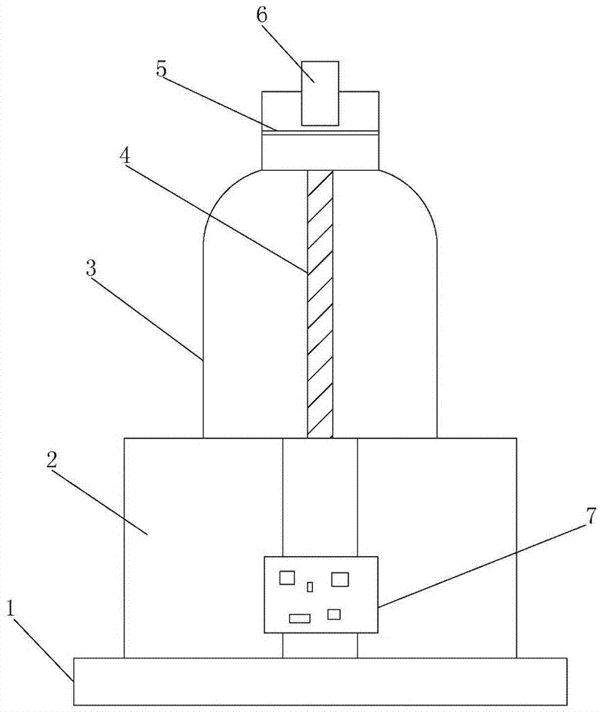 Electronic candle lamp structure