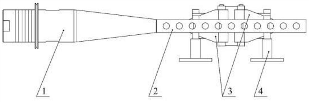 One-way ultrasonic vibration platform with adjustable clamps and operation method for one-way ultrasonic vibration platform