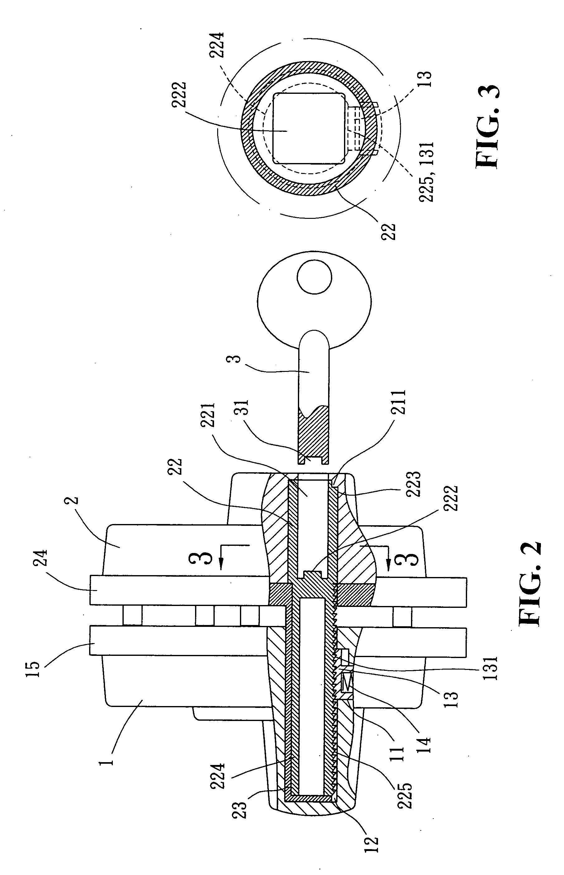 Core structure of a gun trigger lock