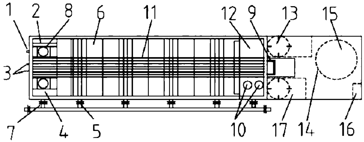 Integrated sewage treatment device