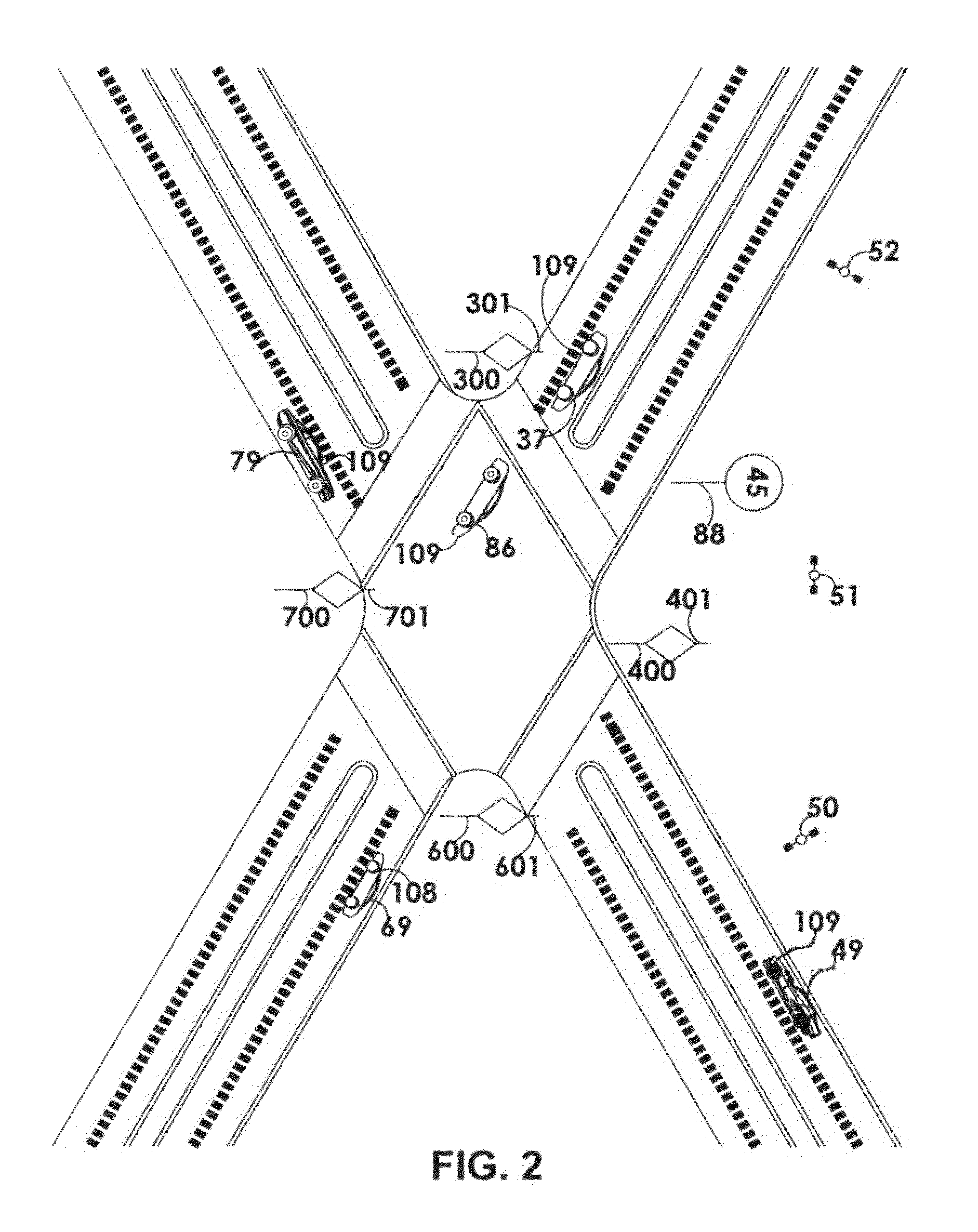 Intersection vehicle collision avoidance system