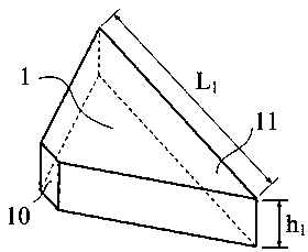 Novel folding cavity laser device with opposed right-angle prisms