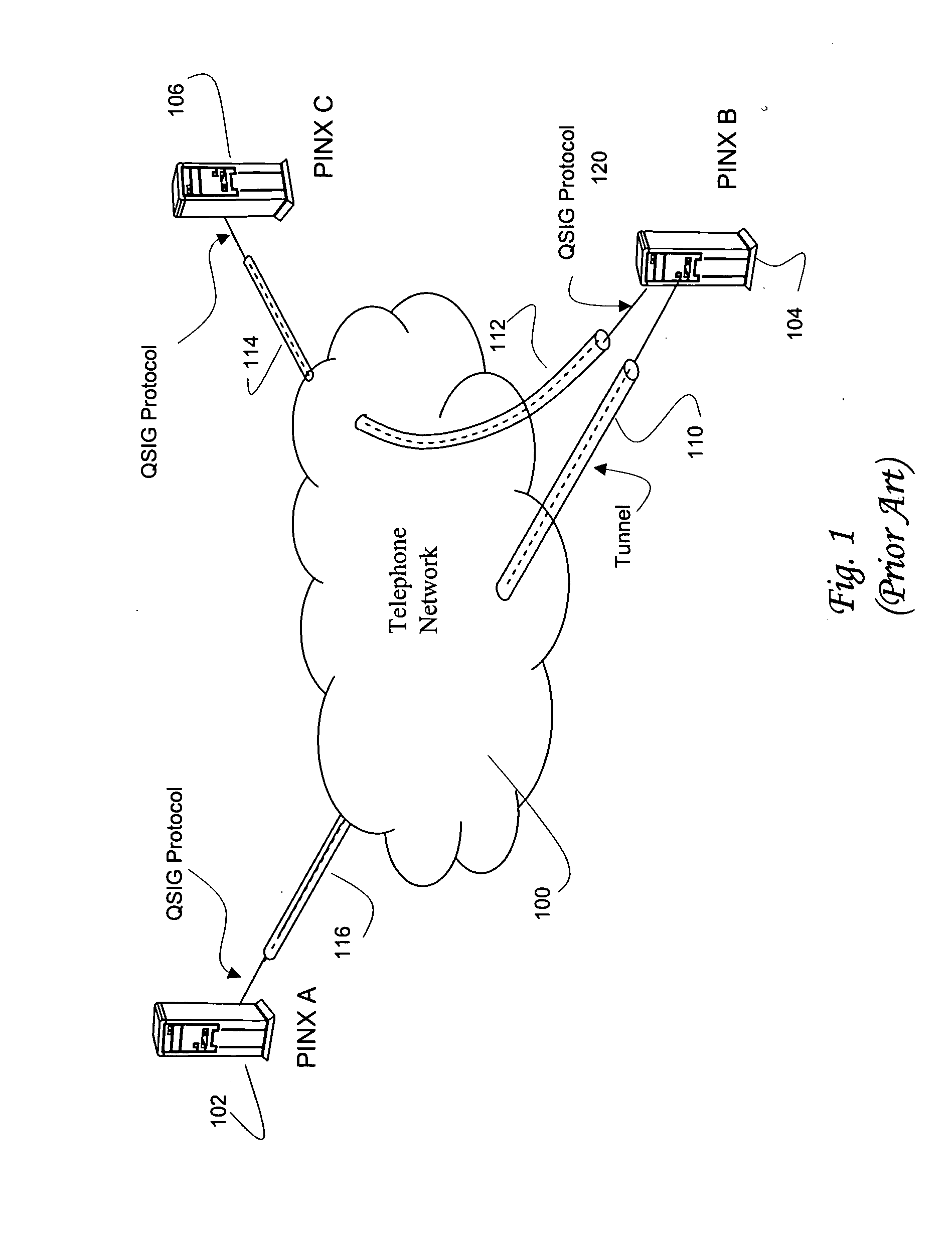 Systems and methods for interworking QSIG and H.323 signaling in a SIP-based network