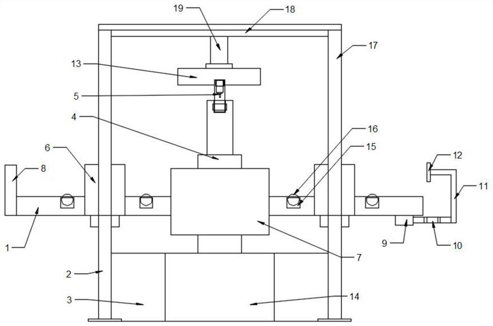 An automatic welding device suitable for processing anti-theft doors