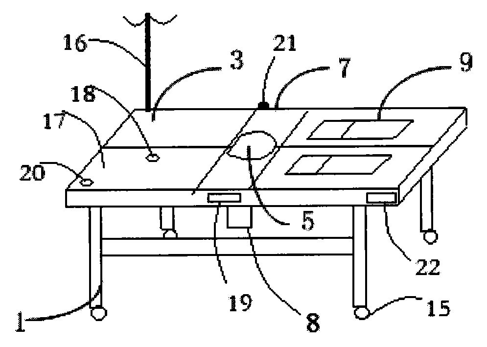 Nursing bed control system