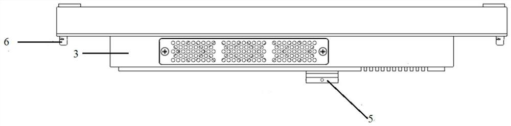 Airplane airborne display unit