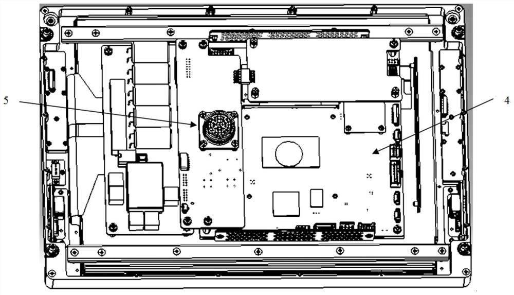 Airplane airborne display unit