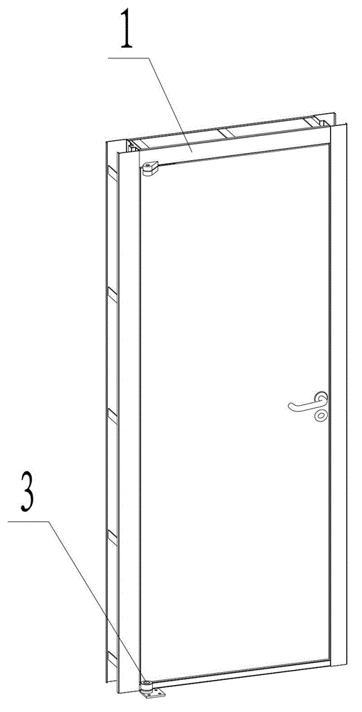 High-intensity steel fireproof channel door