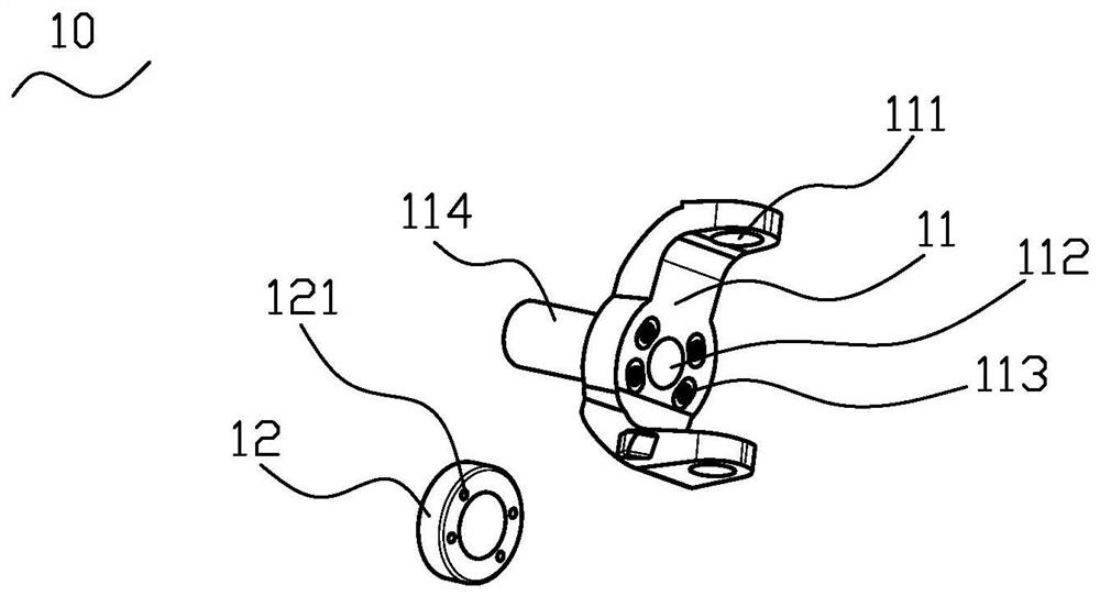 Cleat structure, integral front axle and modification method