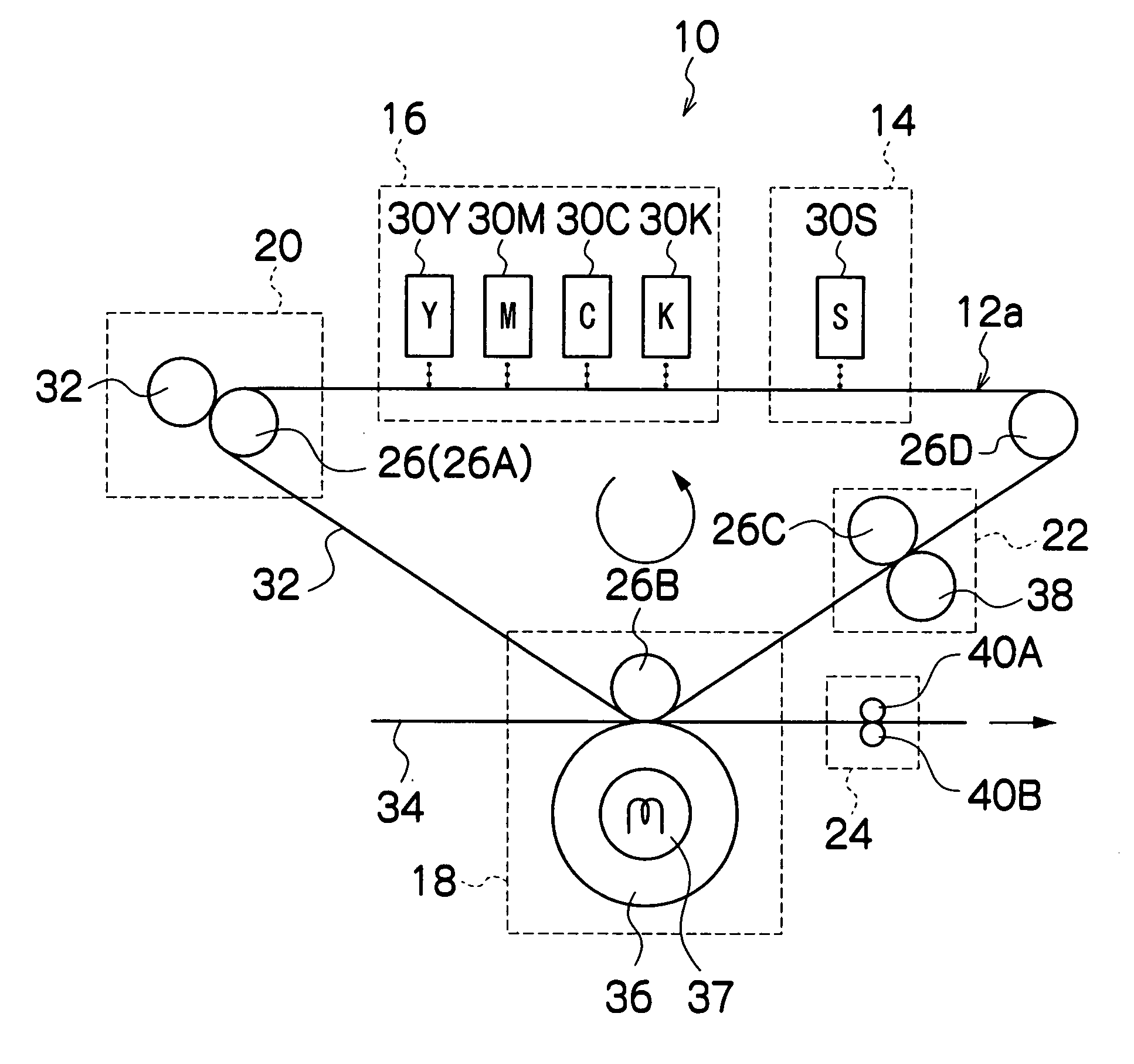 Image forming apparatus and ink set