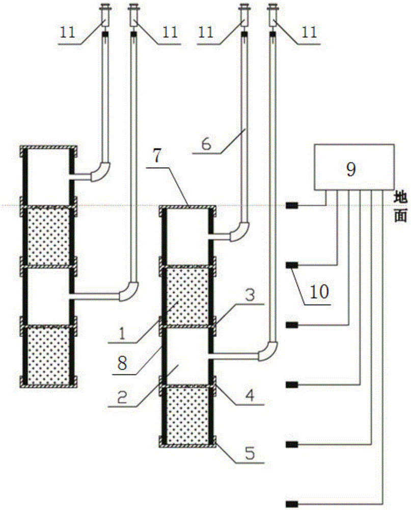 In-situ monitoring soil freeze-thawing device and method for testing soil carbon loss on basis of device