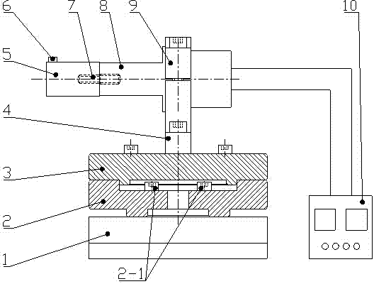 Variable angle supersonic vibration auxiliary grinding device for precision and ultra-precision machining