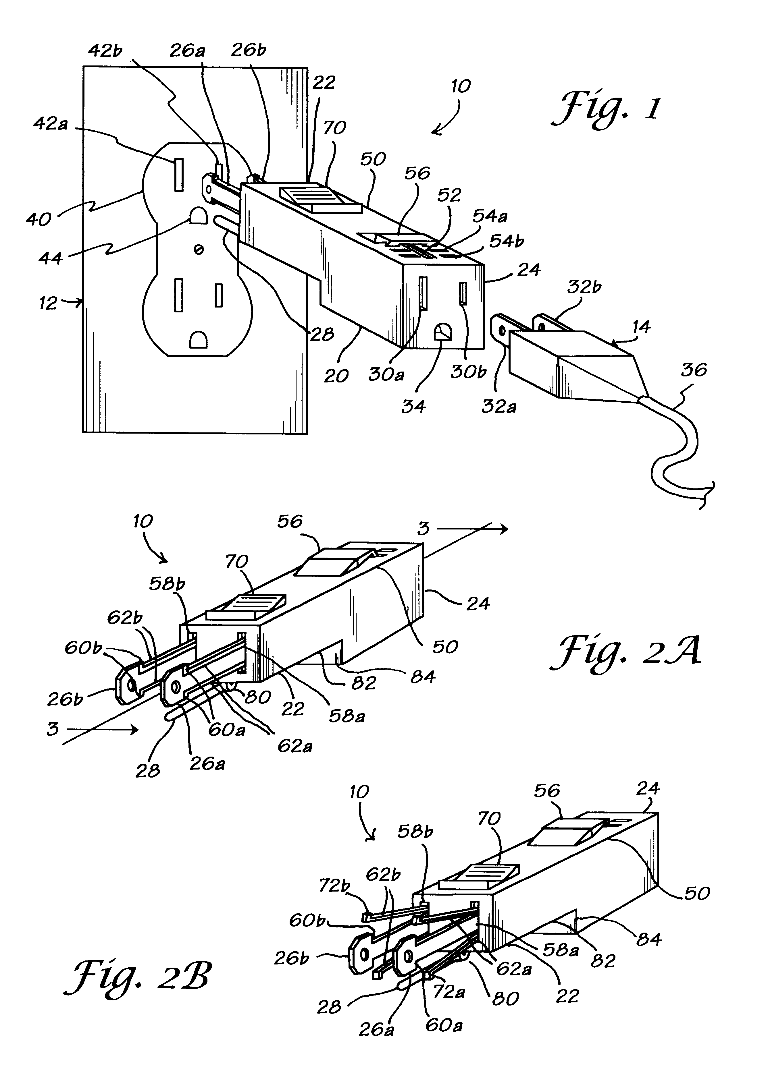 Locking electrical adapter