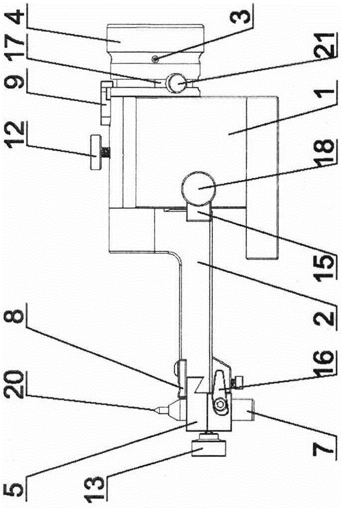 See-through arc grinding wheel dresser