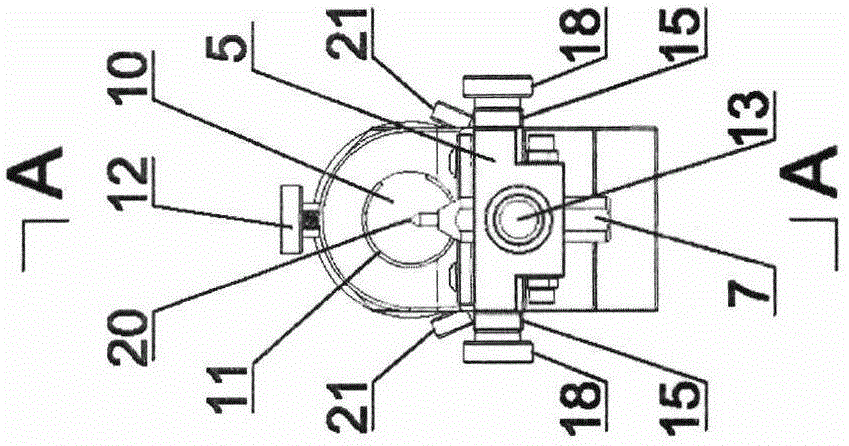 See-through arc grinding wheel dresser