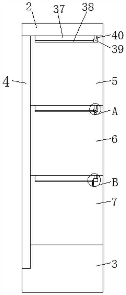 Storage cabinet for clinical laboratory