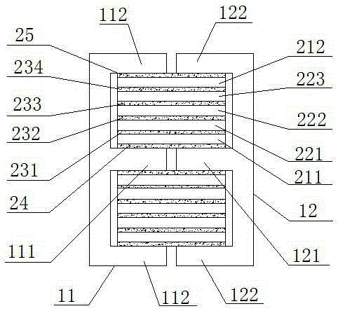 Flat high-voltage transformer and manufacturing method thereof