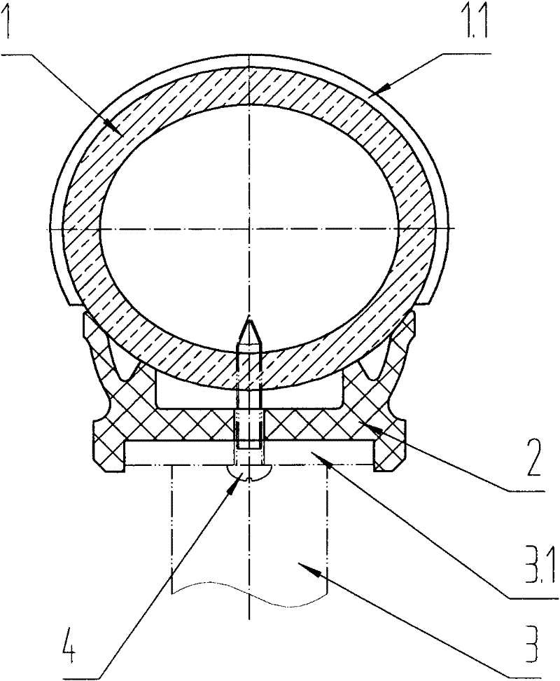 Bamboo handrail and production process thereof