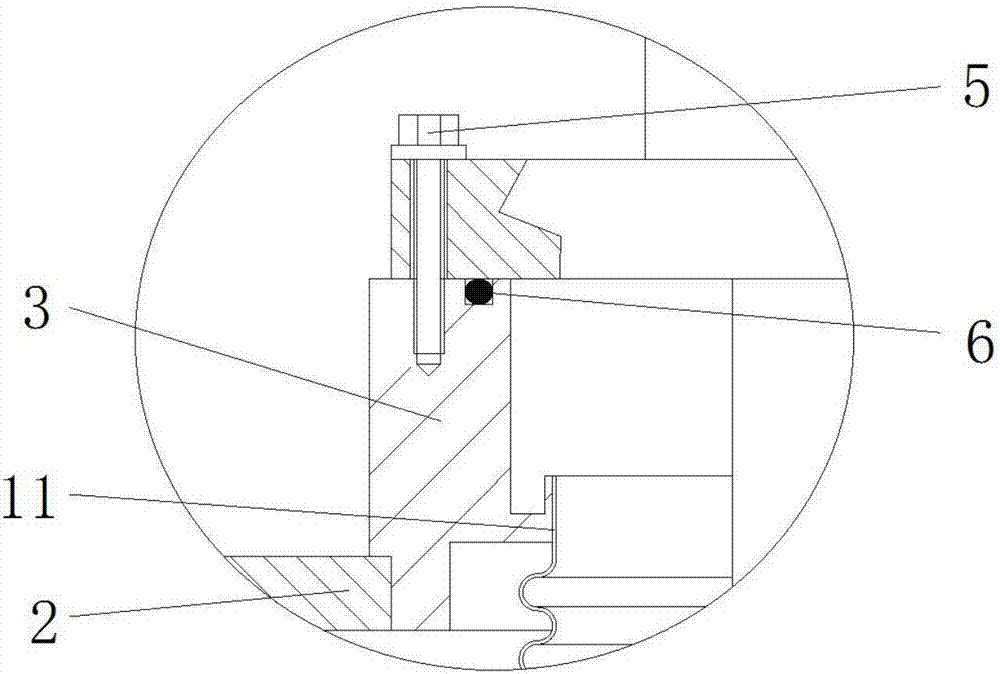 Refrigerating machine jacket structure for superconduction magnet and installation and disassembly method of refrigerating machine jacket structure