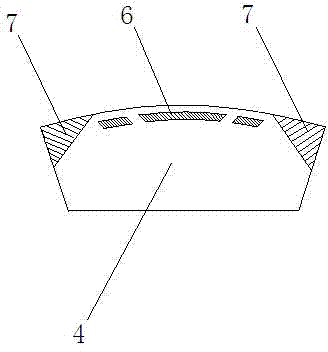 Sewing clamp plate for shirt collar