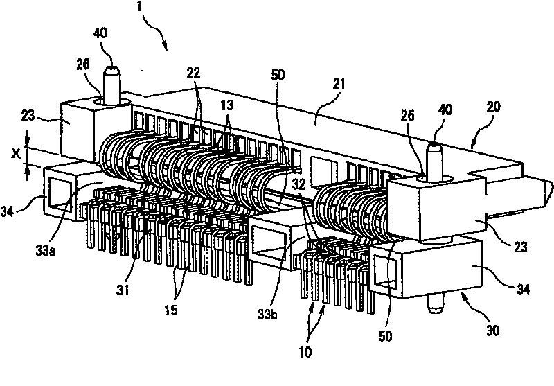 Floating connector