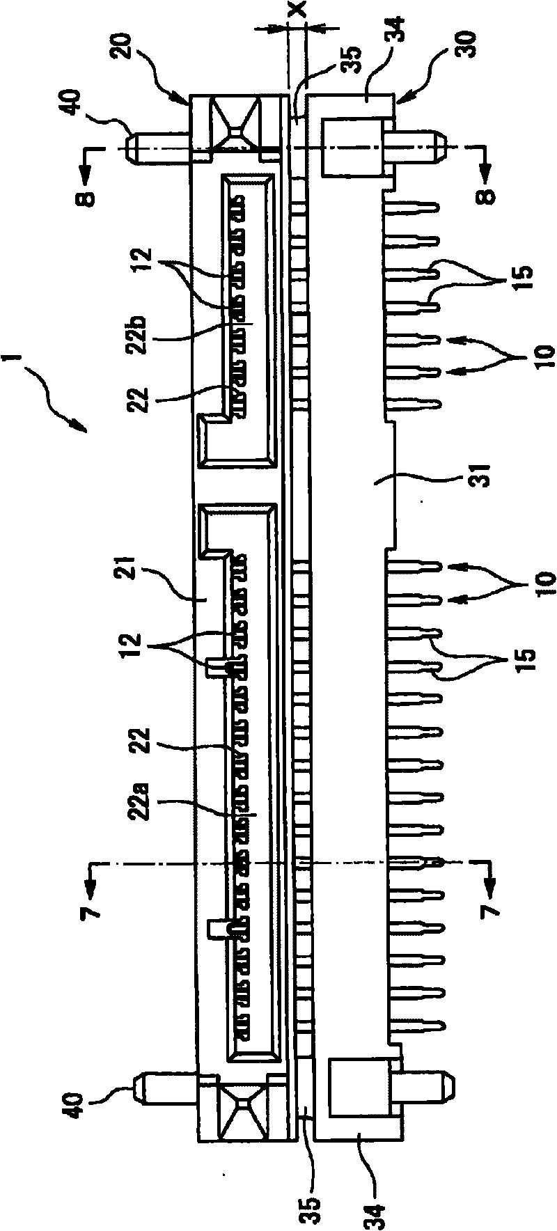 Floating connector