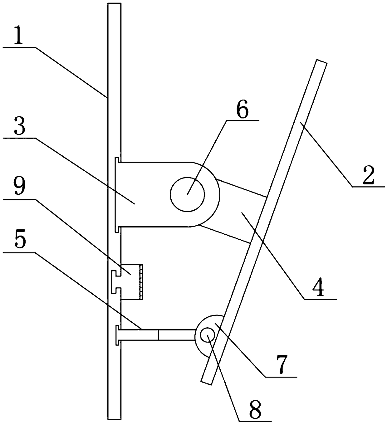 Computer display terminal capable of saving space