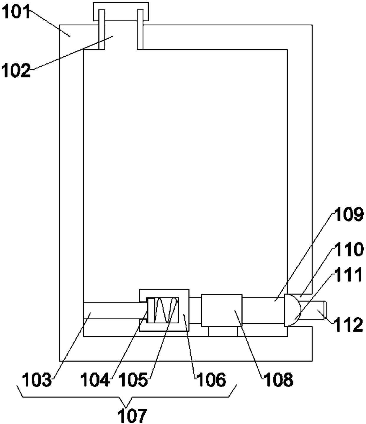 Corrugated paper indenting device for packing box production