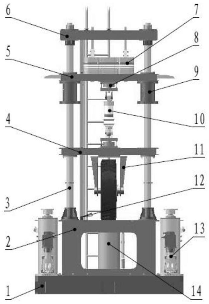 A kind of oil and gas suspension test bench