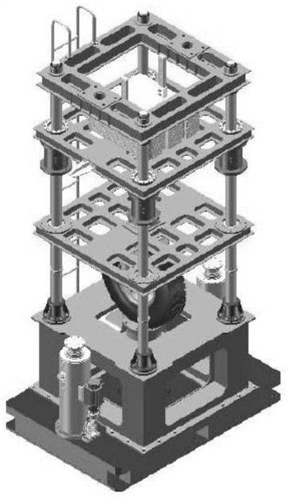 A kind of oil and gas suspension test bench