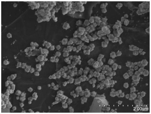 a fe  <sub>3</sub> o  <sub>4</sub> Preparation method of quasi-cubic particle/multilayer graphene composite material