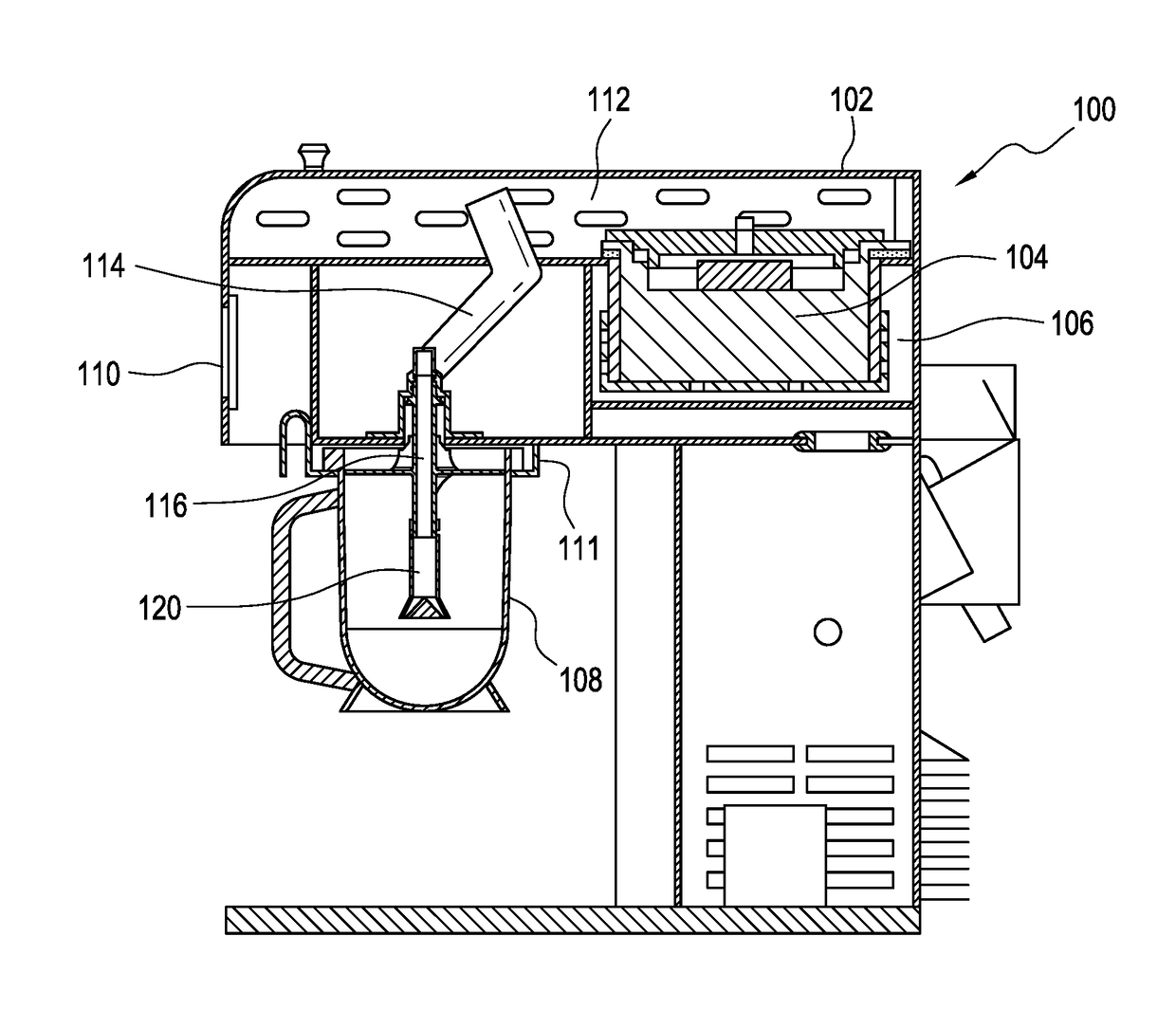 Food cooking appliance utilizing super-heated steam for cooking food