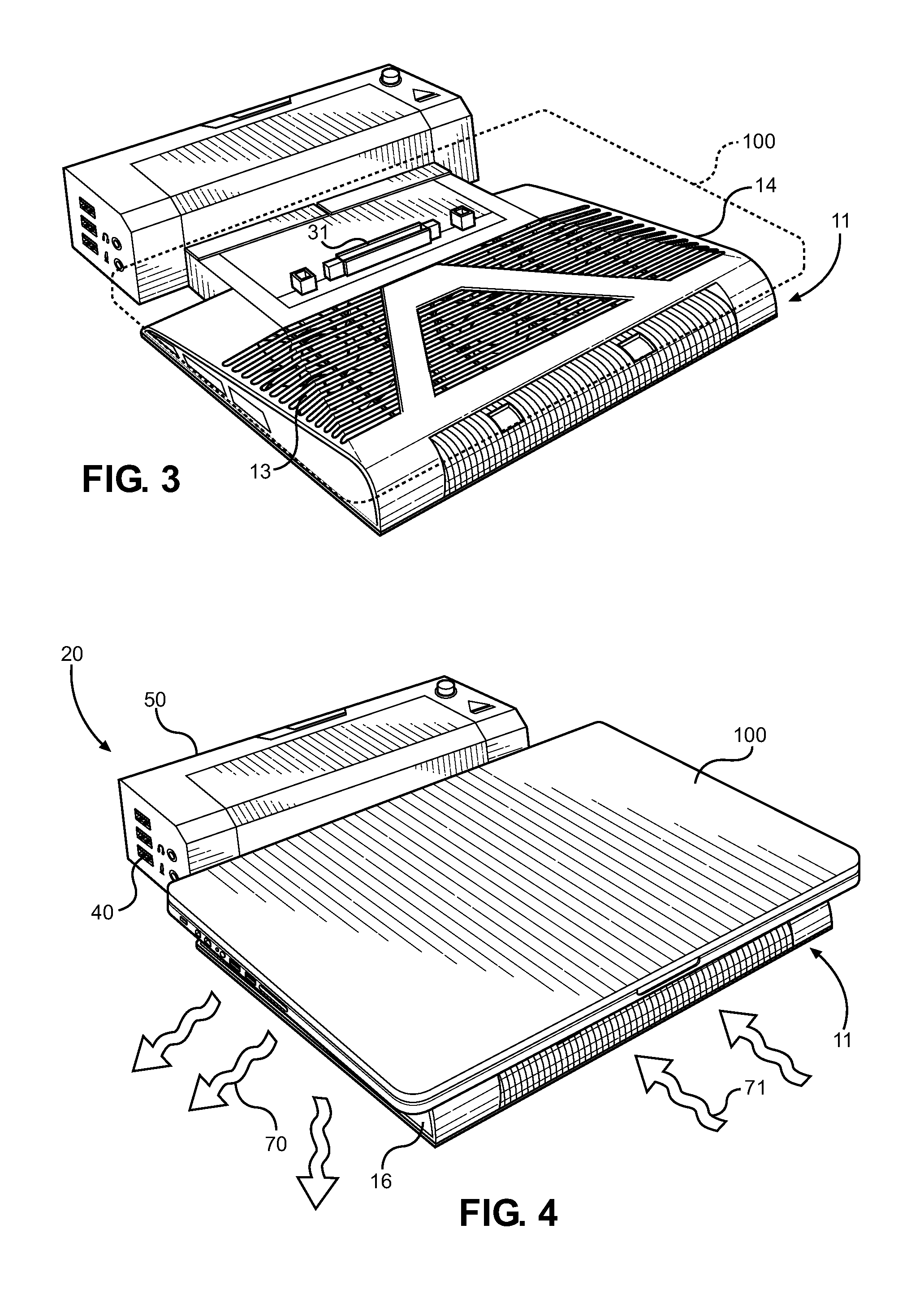 Laptop Computer Cooling and Docking Station