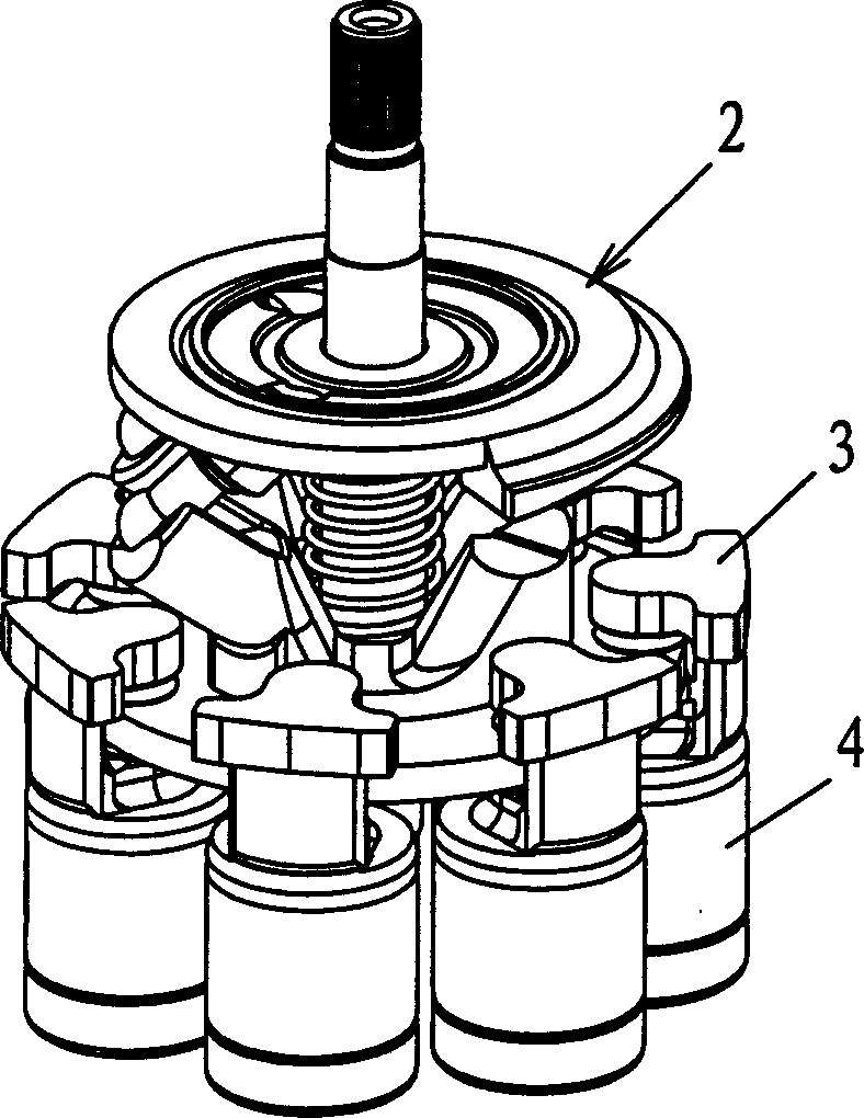 Method for mounting compressor piston and slipper into cylinder