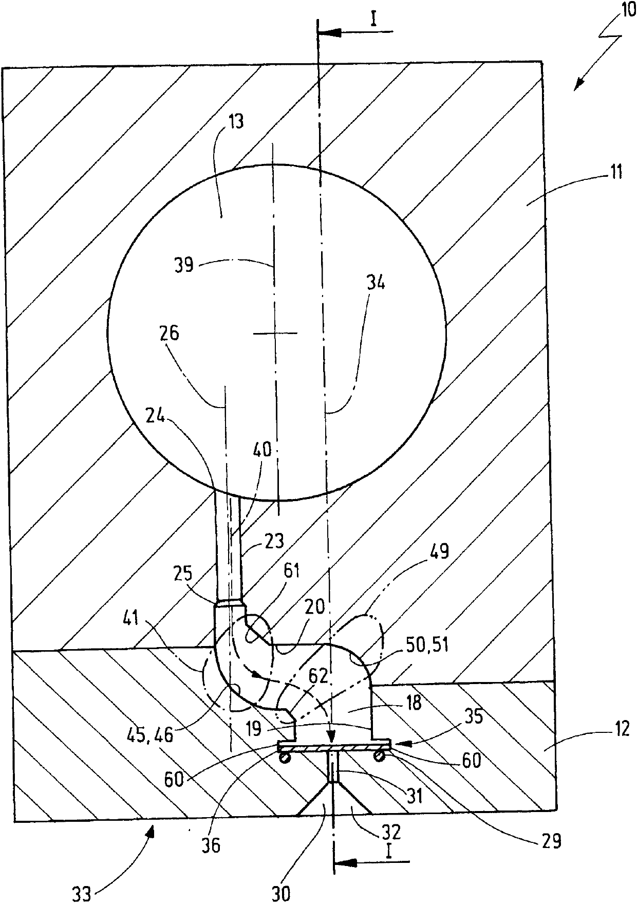 Injector for textile processing machine