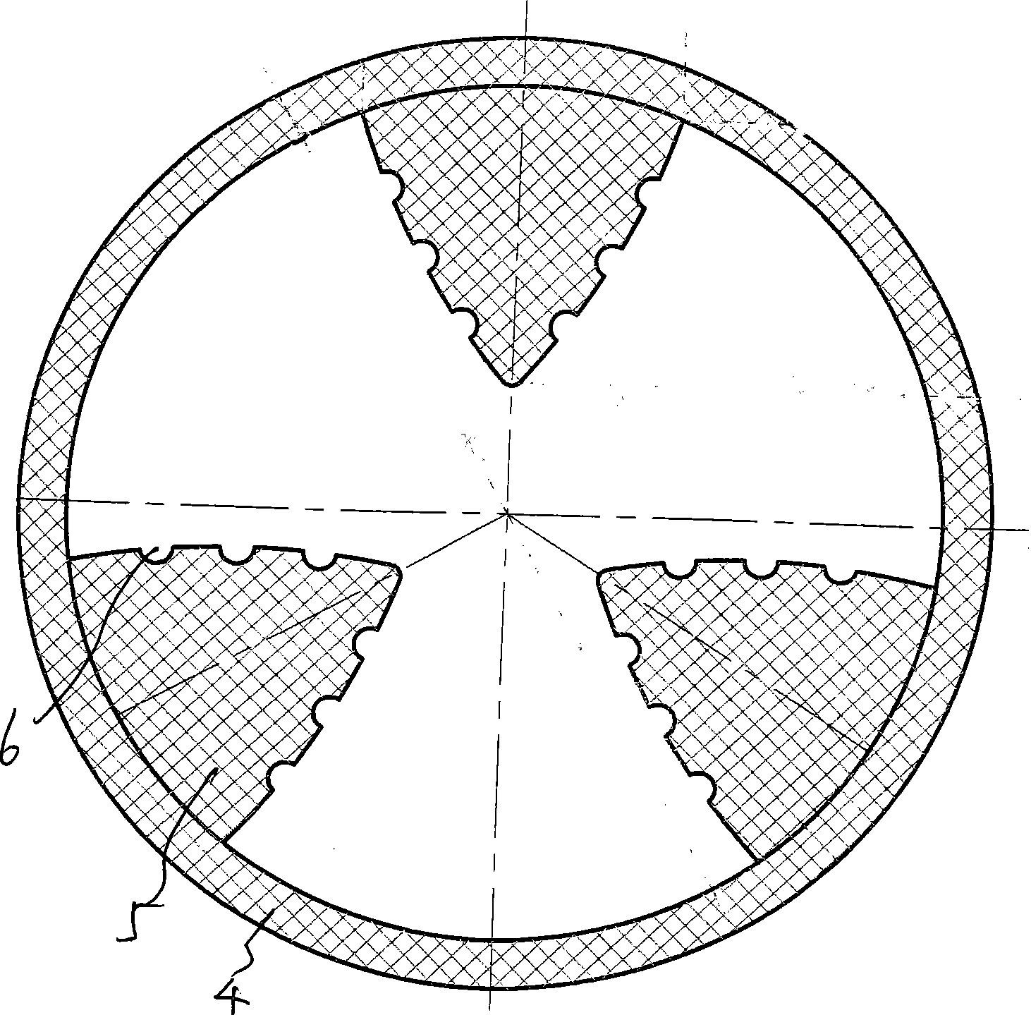 Artificial nerve implant with path for guiding growth