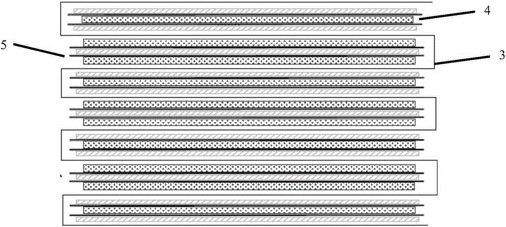 Lithium ion battery lamination unit, battery cell, battery cell preparing method and lithium ion battery