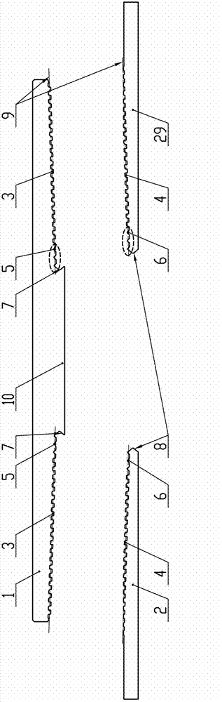 High-extrusion resistance special threaded connection joint for sleeve pipes