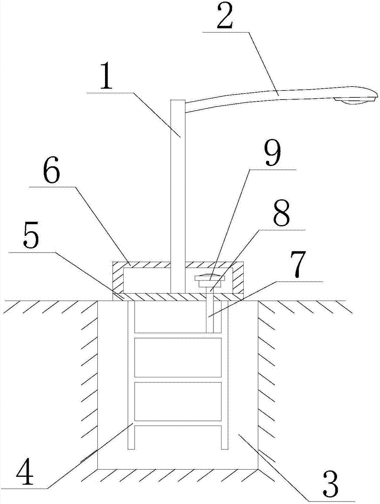 Settlement monitoring street lamp based on Beidou navigation system