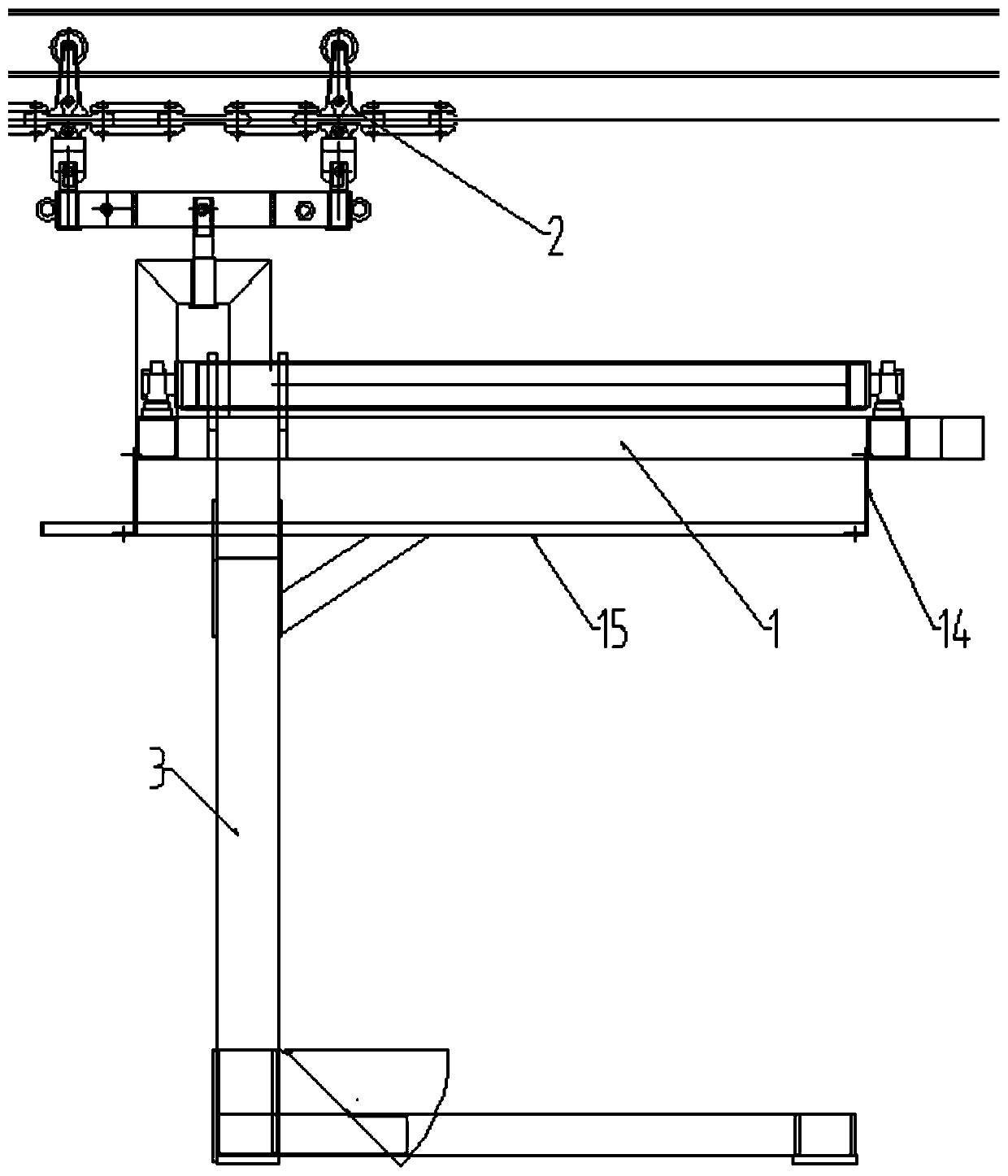 A self-opening body hanger