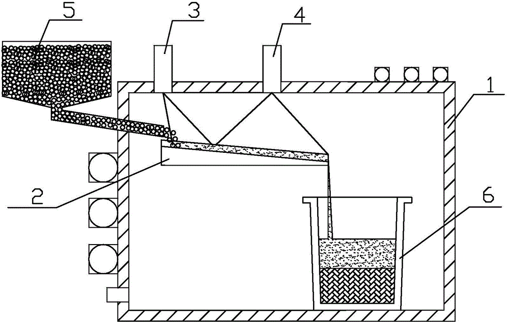 Method and device for efficient removal of impurity oxygen from polysilicon by electron beam melting