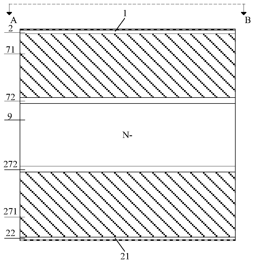 A bidirectional trench gate charge storage type igbt and its manufacturing method