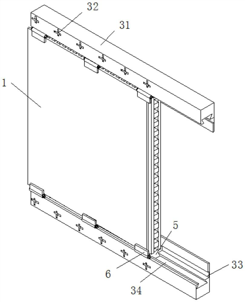 Integrated wallboard for decoration of building wall surface