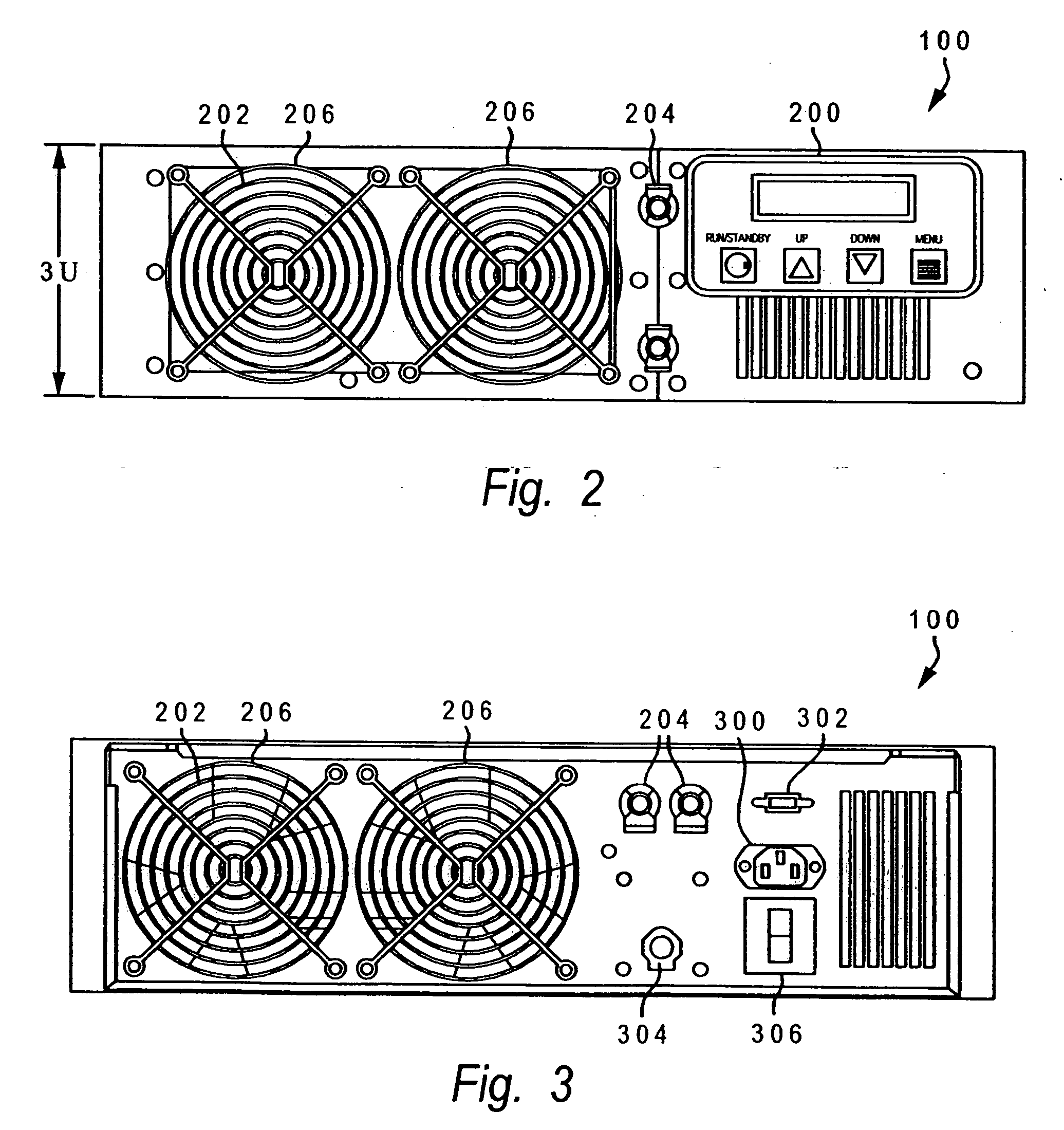 Thermal control system for rack mounting